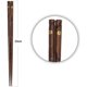 thumbnail image 5 of Juego de 5 pares de palillos de madera reutilizables, aptos para lavavajillas, antideslizantes, de madera natural., 5 of 8
