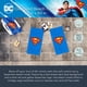 thumbnail image 2 of Toalla Franco Collectibles Superman de algodón supersuave, 2 of 6