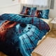 thumbnail image 1 of Jason Voorhees Print Bedding Set Pattern Duvet Cove Set 3 Pieces 1 Quilt Cover And 2 Pillowcases for Women Men Teens, 1 of 5