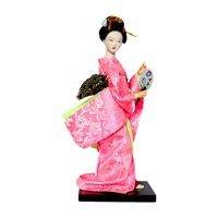 Bothyi - Muñeca Kimono De Geisha Japonesa, Estatuilla De Dama De Regalo Para Estante, Sala De Estar, Oficina, Estilo A