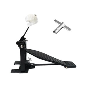 Magideal - Pedal De Bombo Único, Transmisión Por Cadena, Pedal De Batería, Pedal De Práctica De Instrumentos De Percusión Para Bateristas Profesionales, Kits De Negro