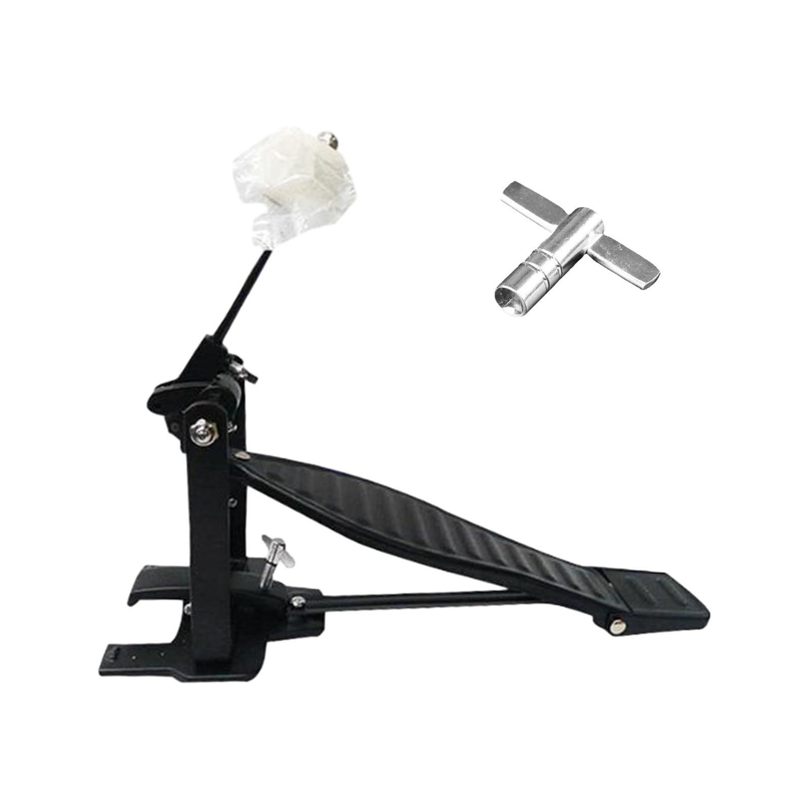 Magideal - Pedal De Bombo Único, Transmisión Por Cadena, Pedal De Batería, Pedal De Práctica De Instrumentos De Percusión Para Bateristas Profesionales, Kits De Negro