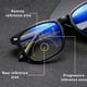 thumbnail image 3 of Gafas de presbicia progresivas multienfoque anti-luz azul con zoom inteligente, función de doble luz para cerca y lejos, para hombres y mujeres, 3 of 5