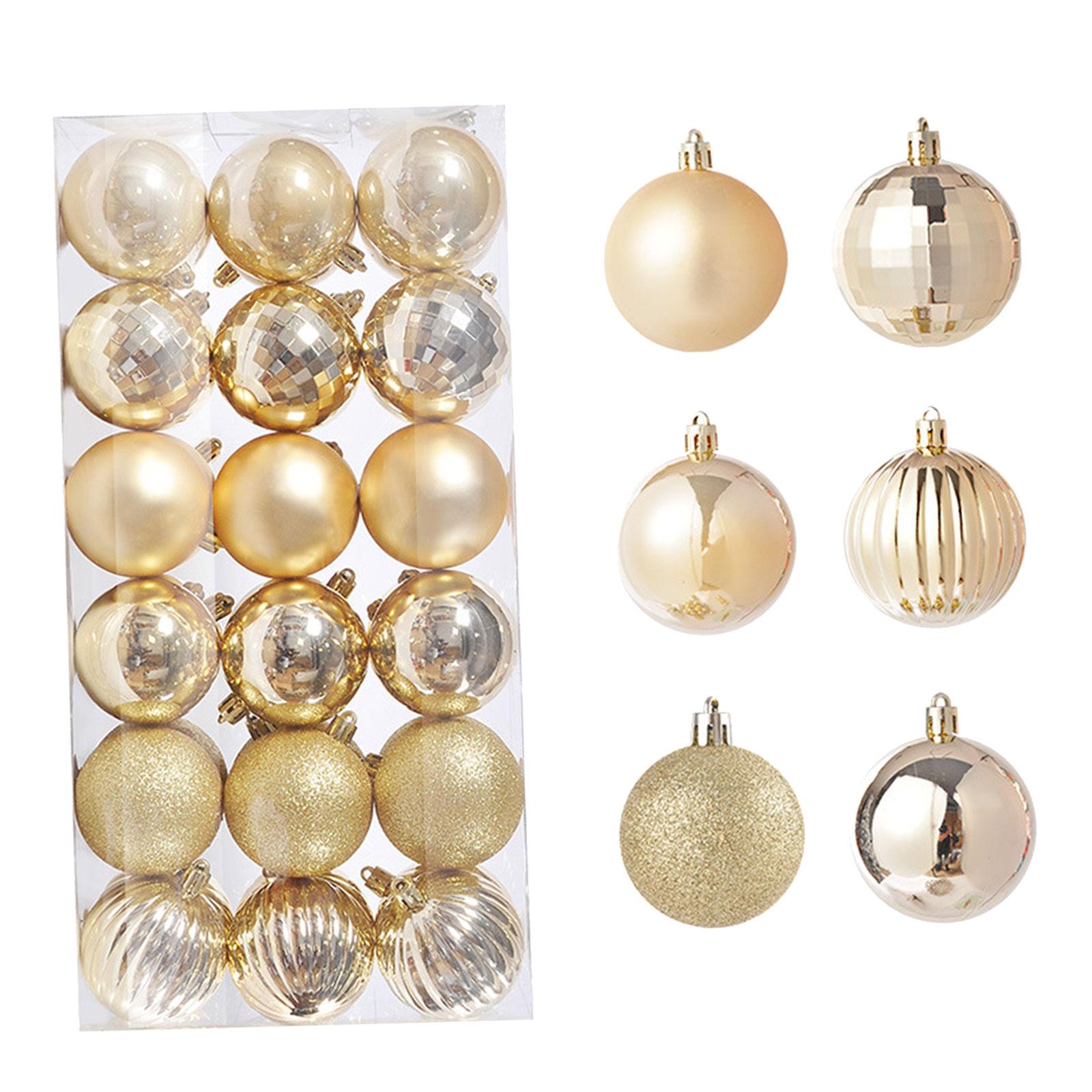 Bothyi - 36 Uds. Adornos Para Árbol De Navidad Decoración Navideña Surtida Bolas Navideñas 4Cm Dorado