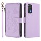 thumbnail image 2 of Funda Cartera Mariposa para [Xiaomi Redmi Note 12S 4G] con Soporte y Cremallera Morado claro, 2 of 6