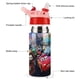 thumbnail image 3 of Cars: McQueenBotella de Agua con Tapa Pop Top de Un Toque, Acero Inoxidable, a Prueba de Fugas, para Deportes, Botella Infantil rosa 12 oz, 3 of 6