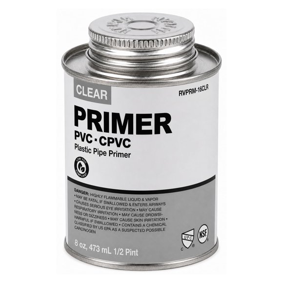 Primer SUPPLYGIANT de PVC y CPVC 237 ml, de acción rápida y bajo VOC