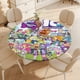 thumbnail image 4 of Equestria Girls theme Fitted Round Tablecloths Elastic Edged Table Covers Waterproof Table Cloth For Kitchen Holiday Party Tables Decor 120cm, 4 of 6