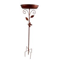 Magideal - Comedero Para Pájaros Baño De Pájaros Bebedero De Hierro Ornamento De Jardín Resistente A La Intemperie Adecuado Para Patio Decoración De Césped Cour