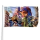 thumbnail image 1 of Zootopia Bandera impresa con temática, regalo perfecto para fanáticos, amigos y familiares, y adecuada para actividades al aire libre e interiores, decoraciones de fiesta. 120*180CM, 1 of 6