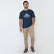 thumbnail image 4 of Polera Hombre Focal Print Sts Azul Corona, 4 of 5