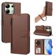 thumbnail image 1 of Funda con Billetera para [Xiaomi Redmi Note 13 4G] con Bolsillo Zipper y Tarjetero Marrón, 1 of 6