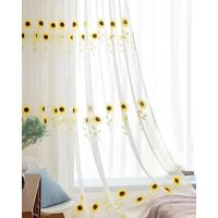 Genérico - Visillo Transparente Con Textura 140X230Cm