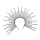 thumbnail image 4 of Diadema De Sol Con Halo Para Halloween, Accesorio Para El Cabello, Para Carnavales, Juegos De Rol, Disfraces, Color Negro, 4 of 5