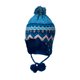 thumbnail image 1 of Gorro Bebé Niño Tejido Jacquard Azul, 1 of 2