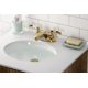 thumbnail image 2 of Grifo de baño Kingston Brass KB8622FL de 10 cm, instalación central, 2 of 5