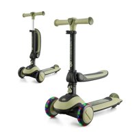 Kinderkraft - Monopatin 2 En 1 Halley Verde