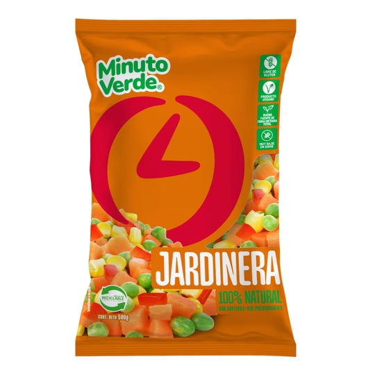 Ensalada Jardinera Congelada 500 g Minuto Verde