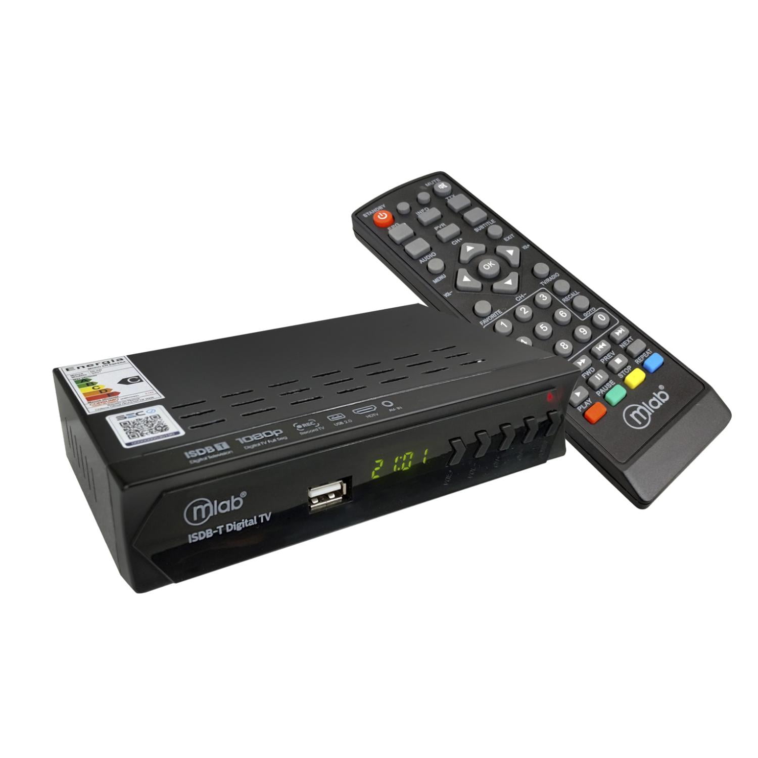 Mlab - Decodificador De Señal Tv Digital Hd 1080p Isdb-t 9407
