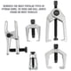 thumbnail image 4 of Kit de servicio frontal OEMTOOLS 26554 con extractor de brazos Pitman, 4 of 9