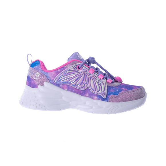 ZAPATILLAS URBANAS SKECHERS S-LIGHTS DREAM RACER INFANTIL | 303055L-LVPK - Talla 26