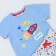 thumbnail image 3 of Pijama Bebe Niño Corto Celeste Corona, 3 of 5