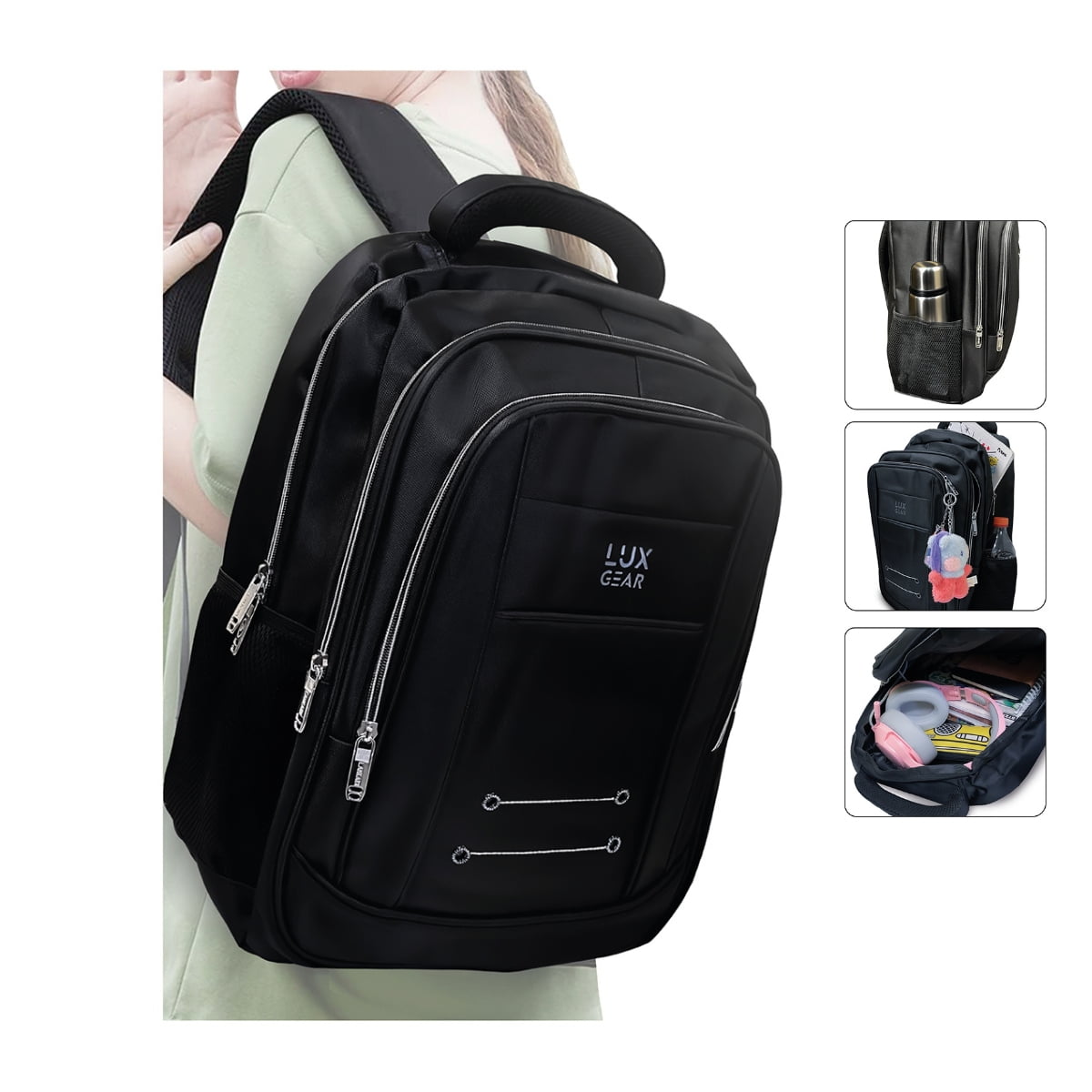 Mochila Escolar Notebook Niños Infantil Luxgear Bolso 40l