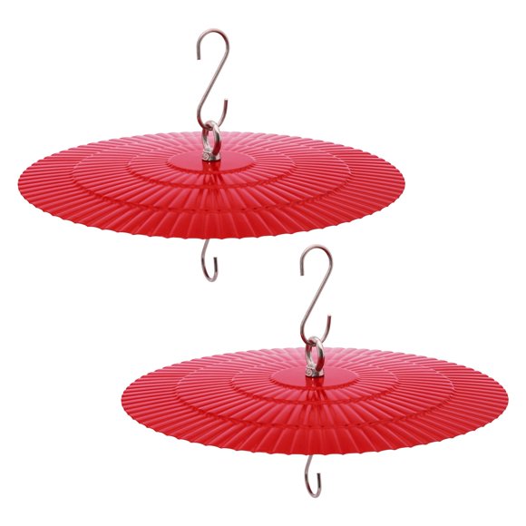 Alimentador para colibríes MEKKAPRO 28 cm Pack de 2 Protector contra la lluvia