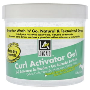 Gel Activador De Rizos De Ayuda Larga - Extra Seco De Ampro Para Mujeres - Gel