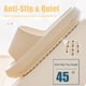 thumbnail image 4 of Sandalias Slipper Rosyclo Cloud, unisex, antideslizantes, con punta abierta, color canela, 4 of 6