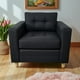 thumbnail image 3 of Poltrona Suecia Lino Negro, 3 of 3