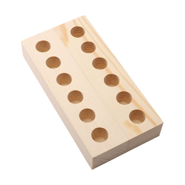 Organizador De Alicates De Madera Para Guardar, Estuche De Almacenamiento, Mesa, Soporte Para Alicates De Madera Dura, 12 Agujeros