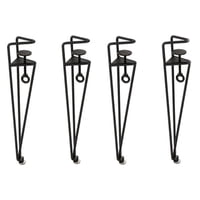 Magideal - Pata De Mesa, Pata De Mueble, Reemplazo Multifunción, Abrazadera De Mesa Para Bricolaje, Pata De Escritorio Para Acampar, Casa, Mesas De Café, Oficina 4 Piezas