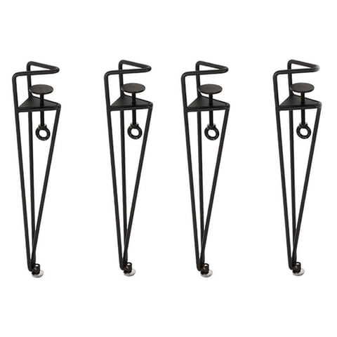 Magideal - Pata De Mesa, Pata De Mueble, Reemplazo Multifunción, Abrazadera De Mesa Para Bricolaje, Pata De Escritorio Para Acampar, Casa, Mesas De Café, Oficina 4 Piezas