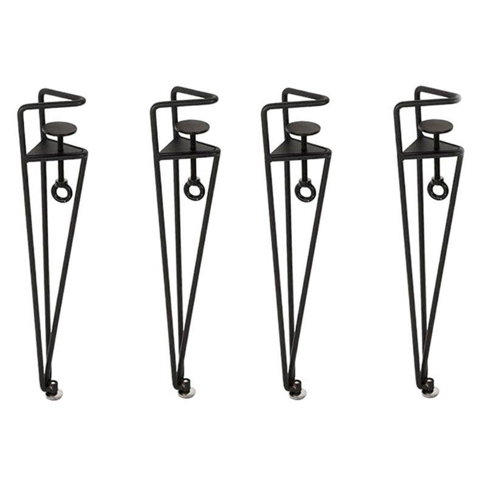 Magideal - Pata De Mesa, Pata De Mueble, Reemplazo Multifunción, Abrazadera De Mesa Para Bricolaje, Pata De Escritorio Para Acampar, Casa, Mesas De Café, Oficina 4 Piezas