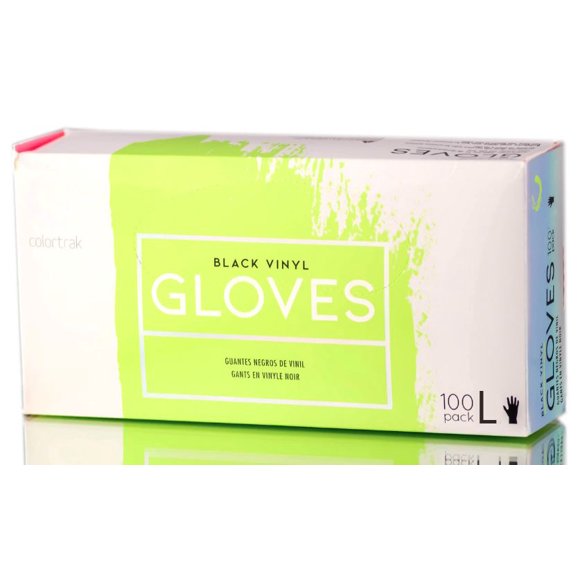 Guantes Colortrak Vinyl Black Large