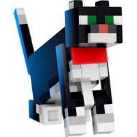 Figura De Acción Mattel Minecraft Diamond Level Tuxedo Cat 5.5 Pulgadas