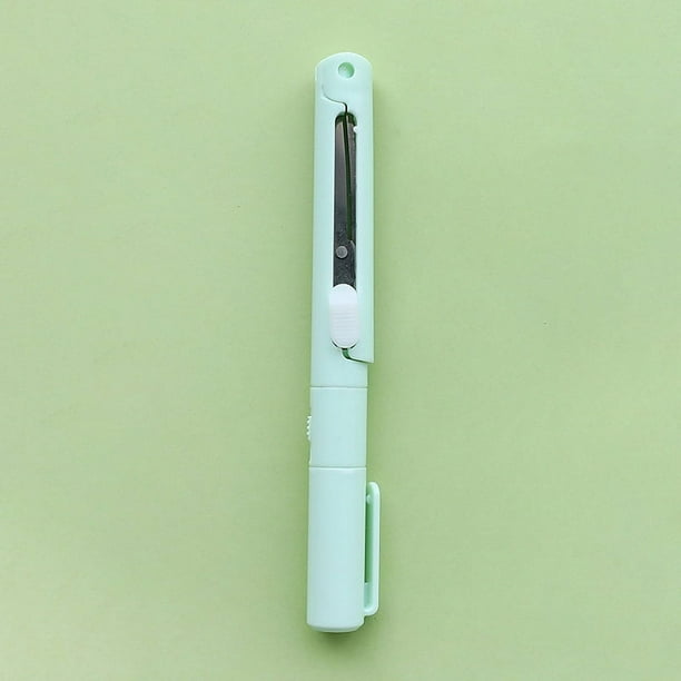 Get Creative Anywhere with our Foldable Pencil Scissors and Utility Knife - Perfect for Students and Travel Journals!