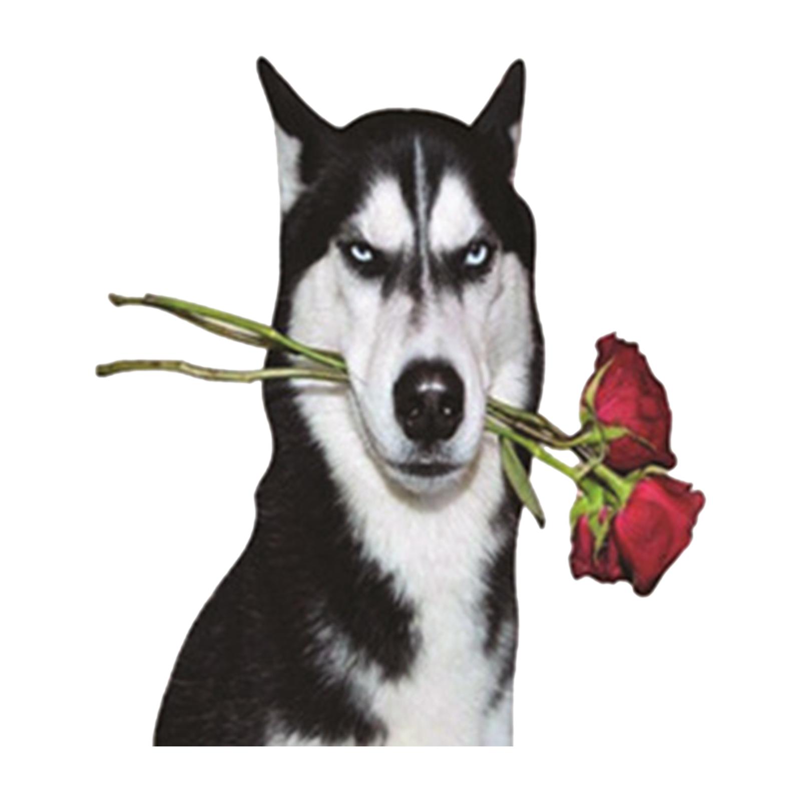 Magideal - Pegatinas Decorativas Divertidas Para Coche, Calcomanías Para Decoración Exterior Husky Dog Fuerte Adherencia Para Camión, Barco, , , Estilo C