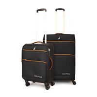 Pack 2 Maletas De Tela S+M Nautica Lisboa 10K Y 20K Negra