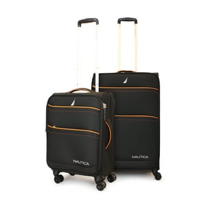 Pack 2 Maletas De Tela S+M Nautica Lisboa 10K Y 20K Negra