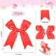 thumbnail image 2 of Lazos de regalo senqiclound 50 uds 8 cm rojo satén, 2 of 7