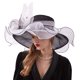thumbnail image 4 of Gorro Sun Hat Go Mai Organza Church Derby para mujer, 4 of 6