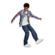 thumbnail image 2 of Camisa Tommy Hilfiger para niños de manga larga a cuadros cerúleos, talla 4, 2 of 2