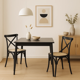 thumbnail image 3 of Silla Crossback Madera Rattan Negra, 3 of 7