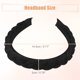 thumbnail image 5 of Diademas de Tela Unique Bargains Antideslizantes Moda 0.79" de Ancho Accesorios para el Cabello para Mujeres Negro, 5 of 7