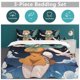 thumbnail image 5 of Carrot Bed Duvet Cover Funny Anime Cartoon Bedding Sets Lightweight 3 Piece Comforter Sets, 5 of 5
