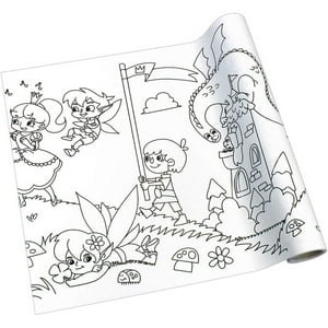 Info - Adhesivo Para Colorear Diseño Hadas 4Mts - Ps