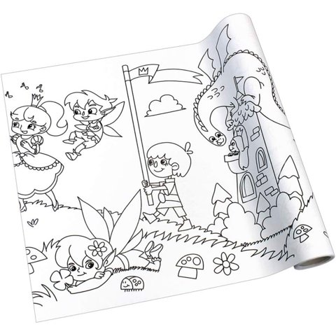 Info - Adhesivo Para Colorear Diseño Hadas 4Mts - Ps