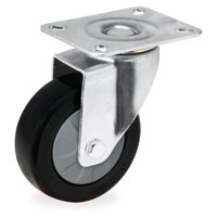 Z03 Pu Rueda Giratoria Base Plana 100Mm - Supo